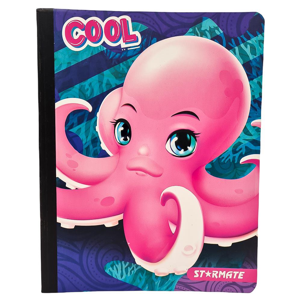 Cuaderno Cosido Grande Raya Ancha Starmate Animales 200 Páginas - Surtido