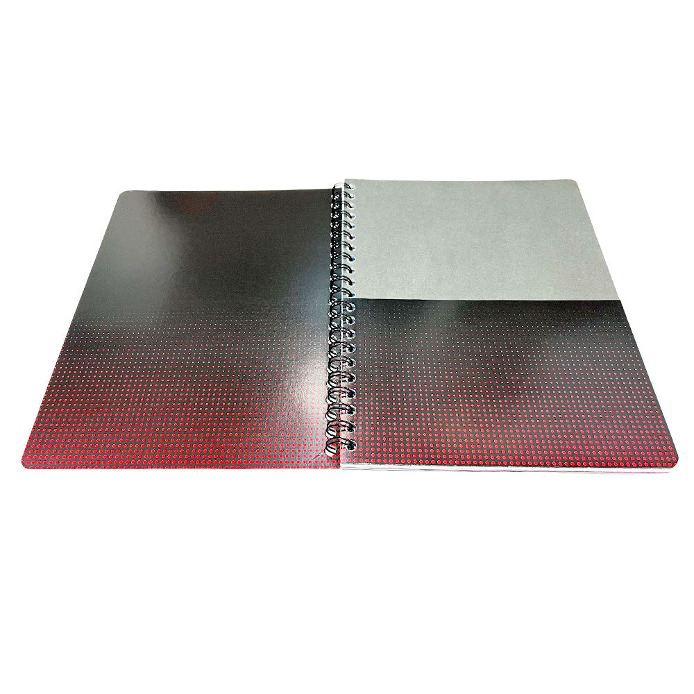 Libreta Con Espiral Doble Norma Ferrari - Raya Ancha / 3 Materias / Surtido