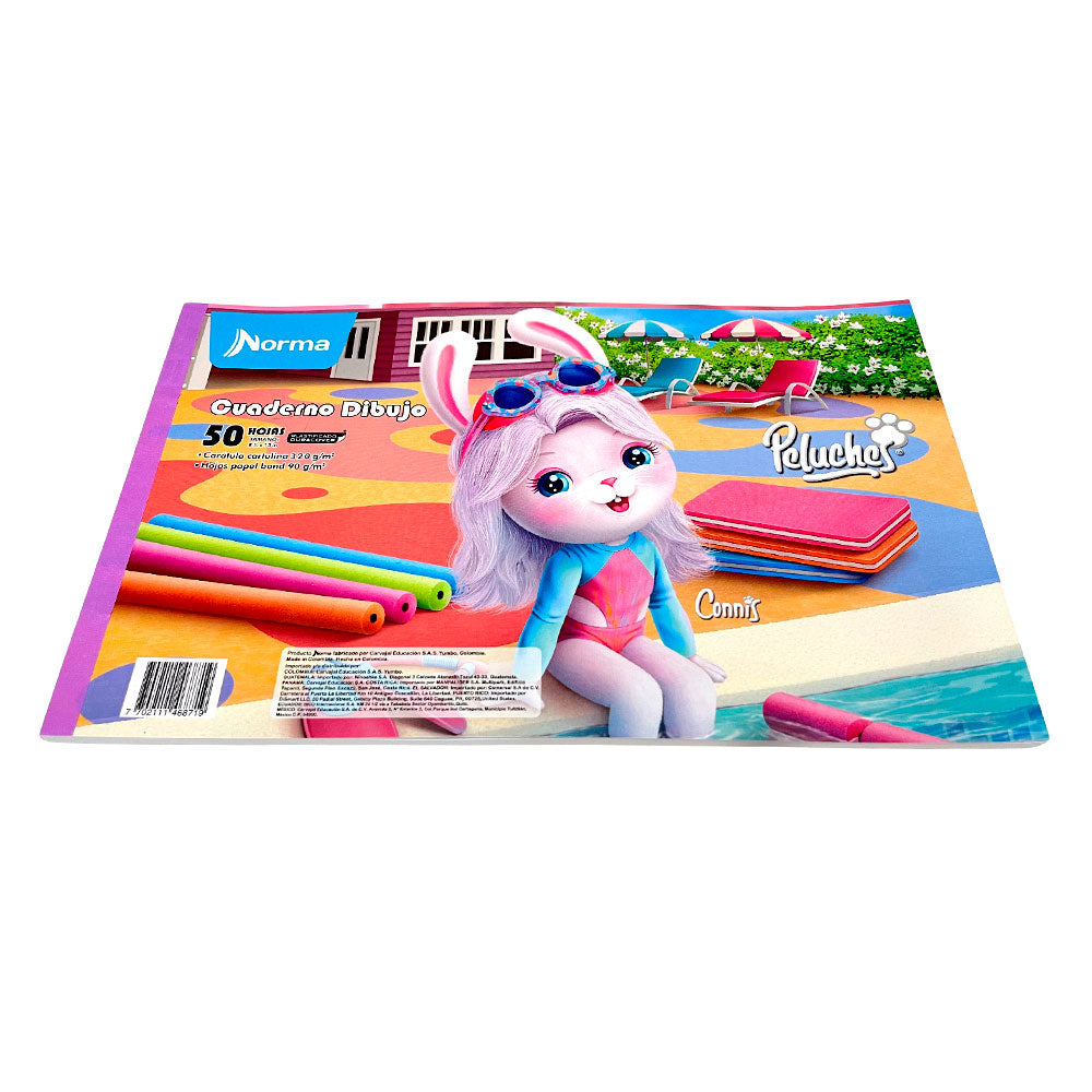 Libreta de Dibujos Norma Peluches 8.5" x 13" - Surtido