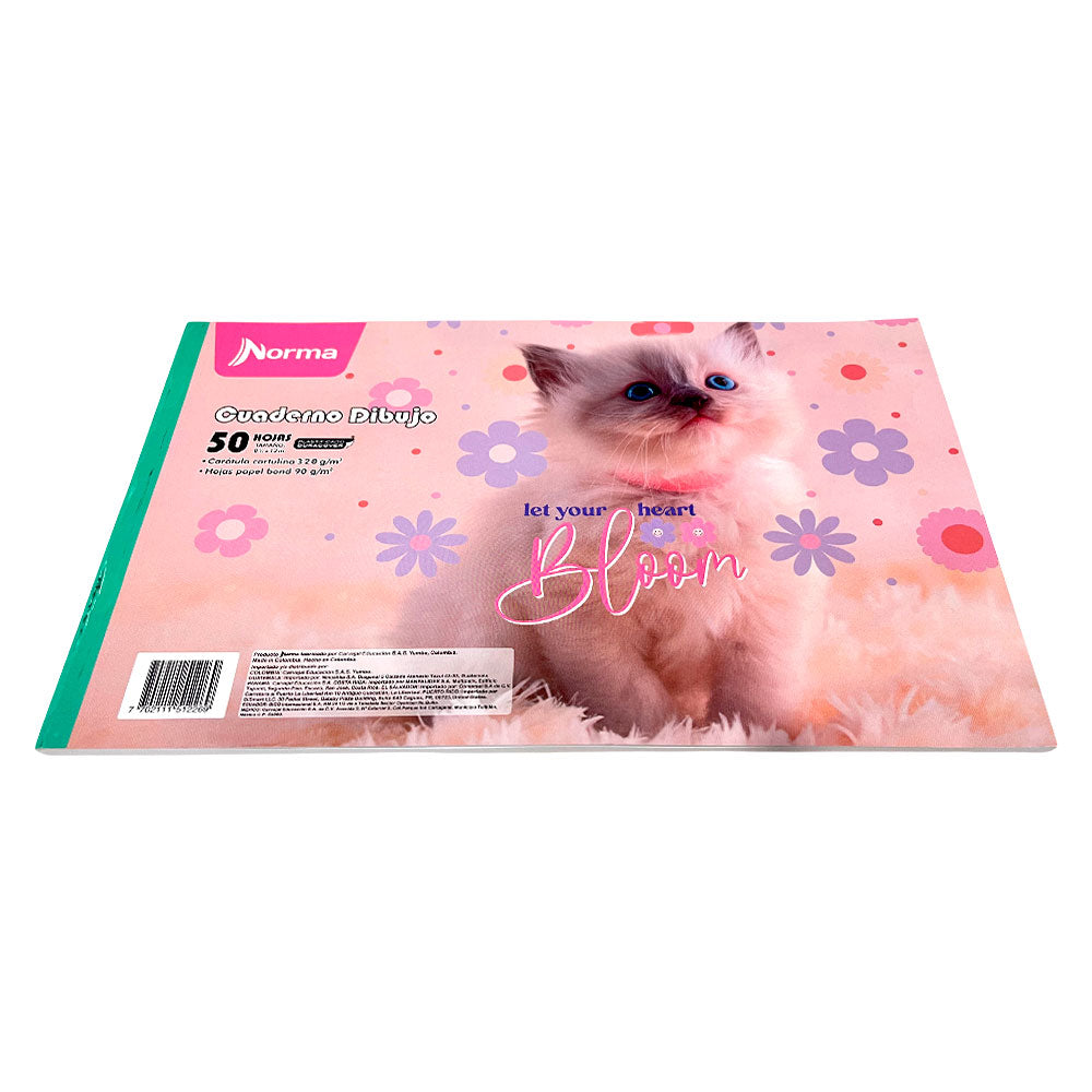 Libreta de Dibujo Norma 50 Hojas 8.5" x 13" - Surtido