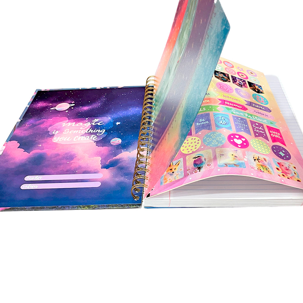 Libreta Grande Norma Animal Book / 5 Materias / Espiral Doble / Surtido