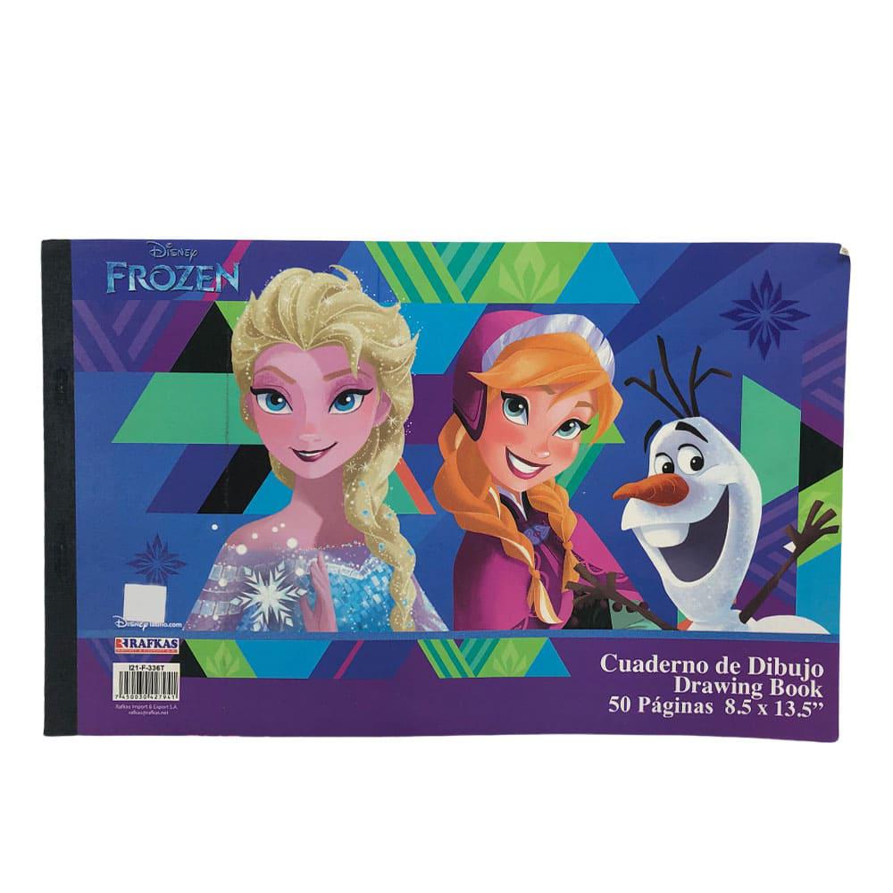 Libreta de Dibujo Frozen 50 Hojas 8.5" x 13.5"