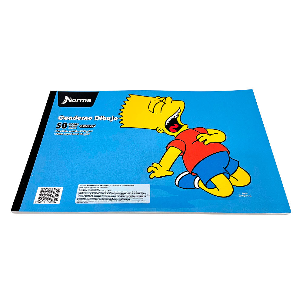 Libreta de Dibujo Norma 50 Hojas 8.5" x 13" - Surtido
