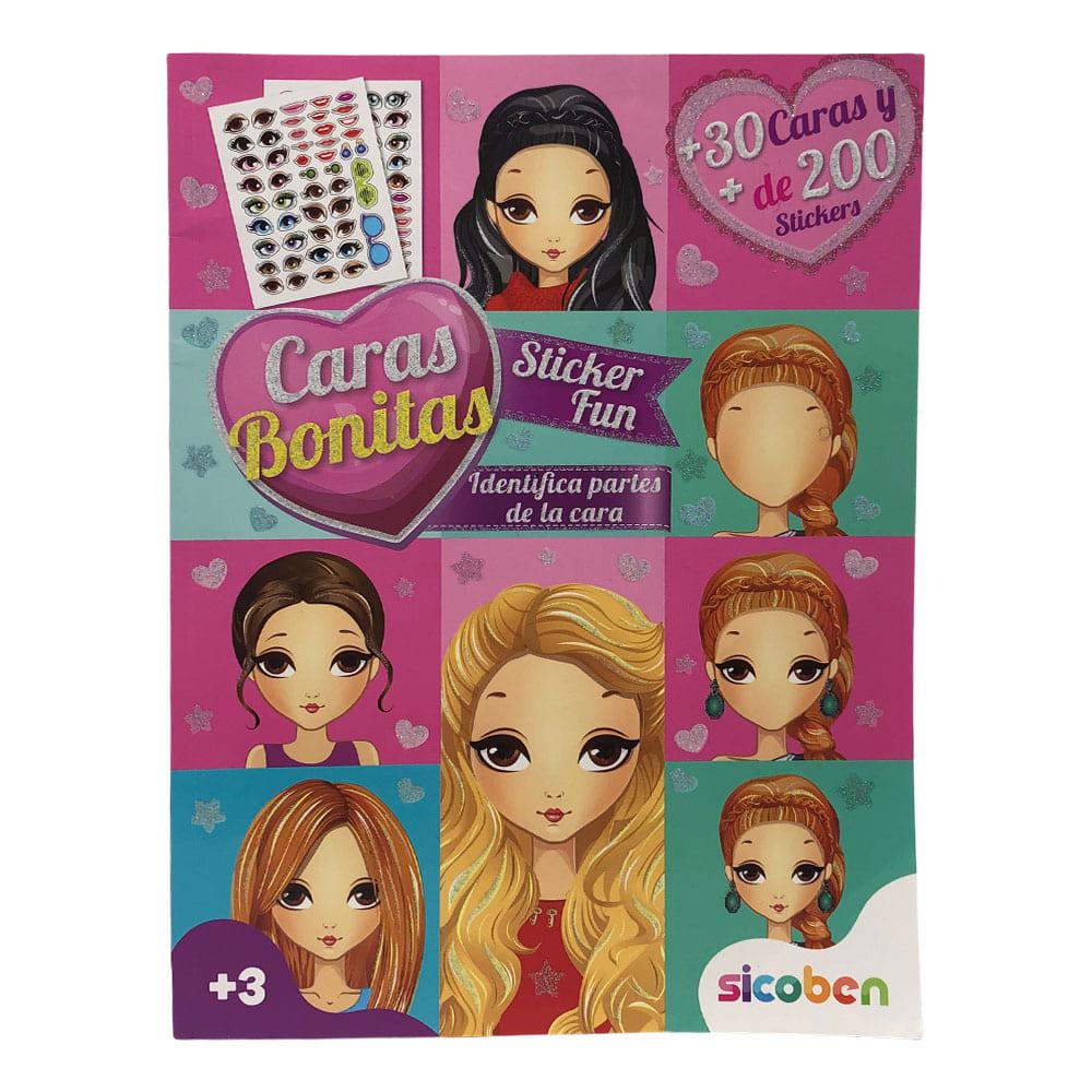 Libro Pega Caritas Sicoben - Surtido