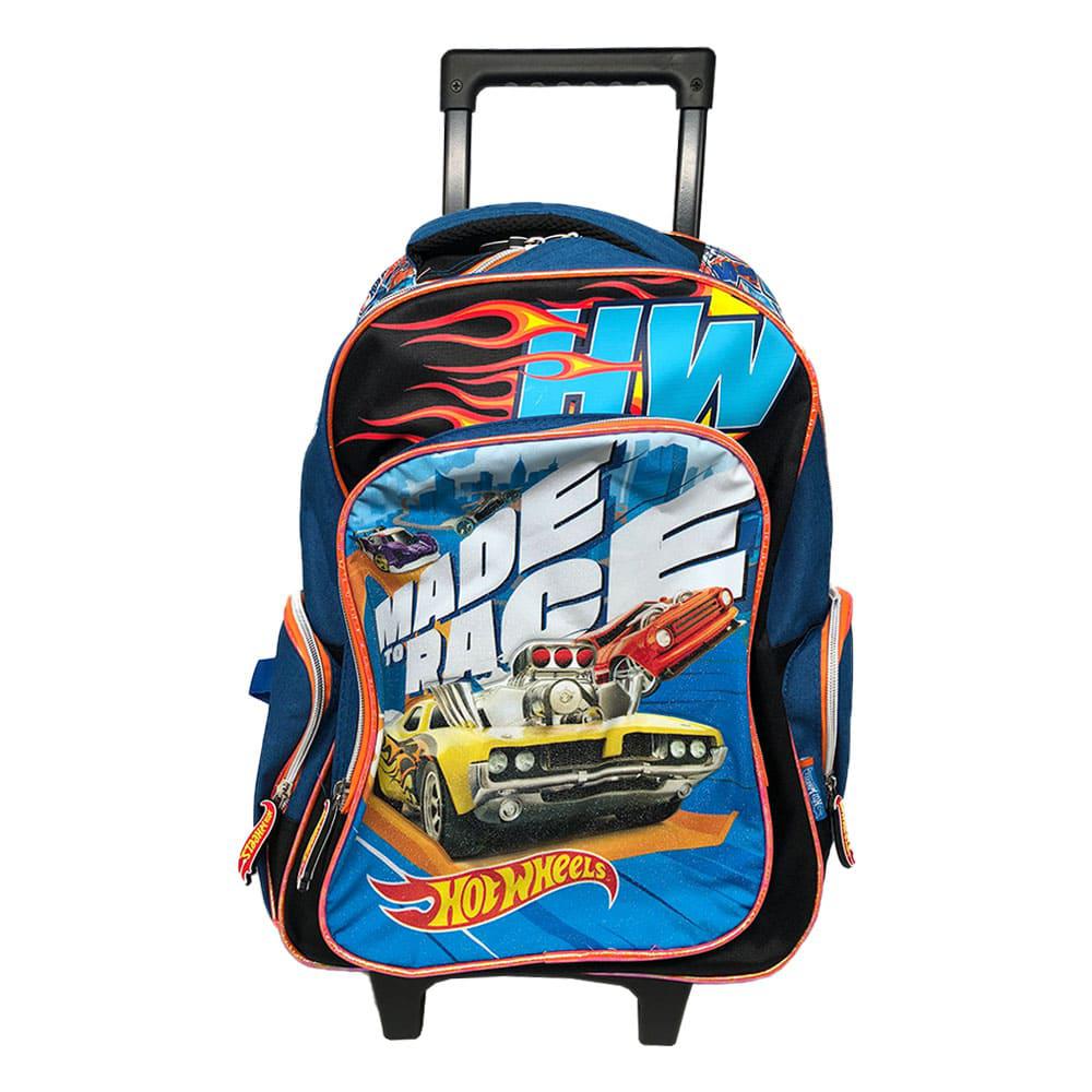 Mochila Con Ruedas Hot Wheels de 17"