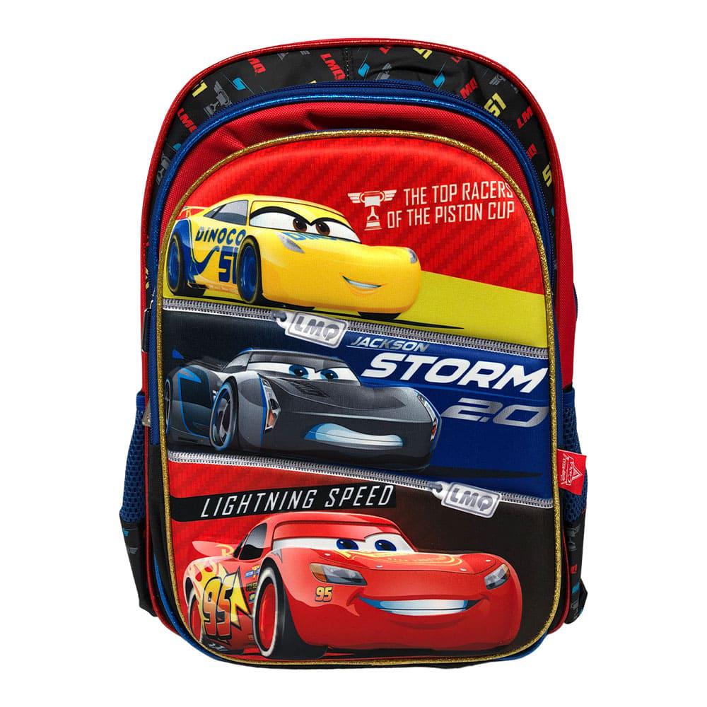 Mochila Cars Con Relieve de 16" - Surtido