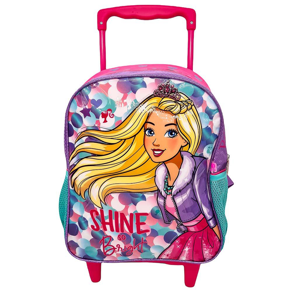 Mochila Barbie Shine Con Ruedas 13"