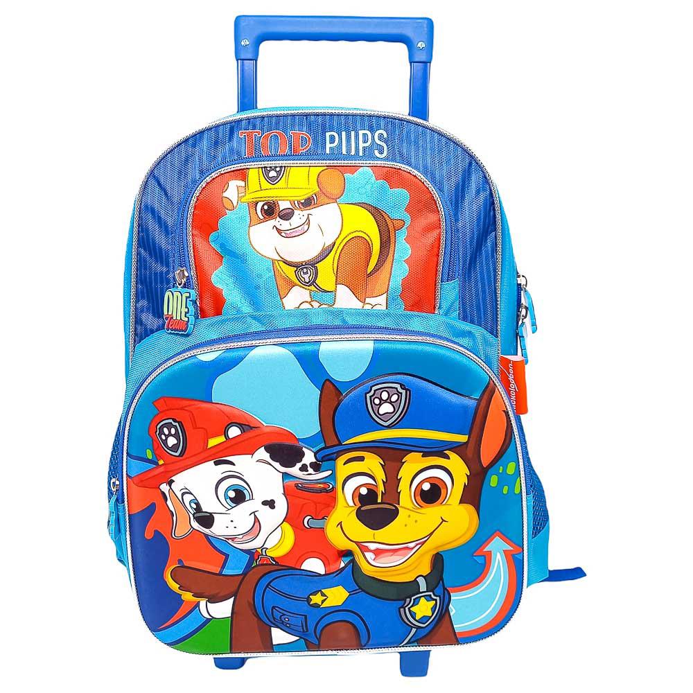 Mochila Con Ruedas Paw Patrol 3D 16"