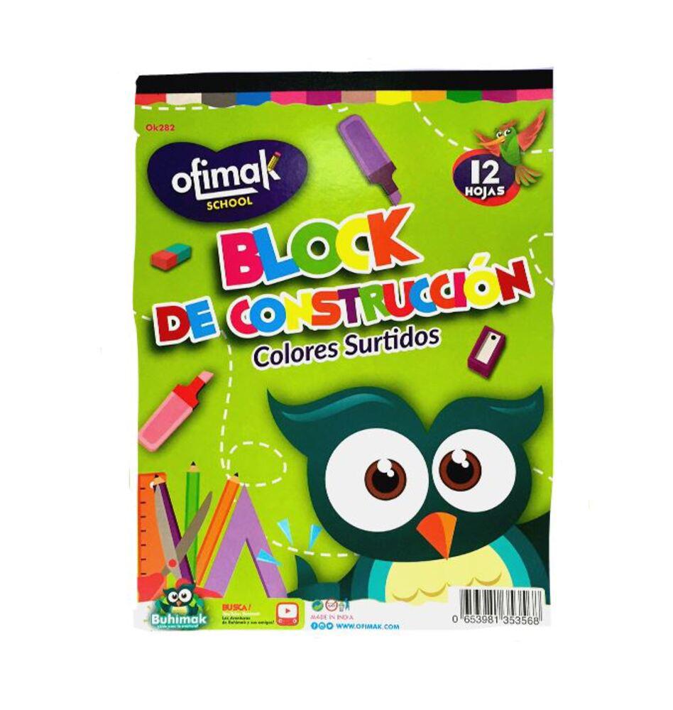 Papel de Construcción Ofimak 12 Hojas