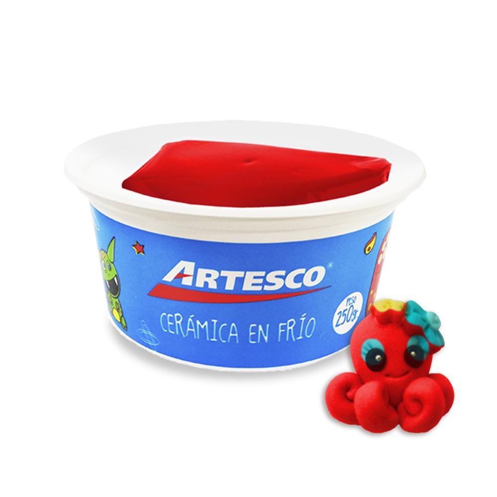 Cerámica en Frío Artesco Rojo 250 g