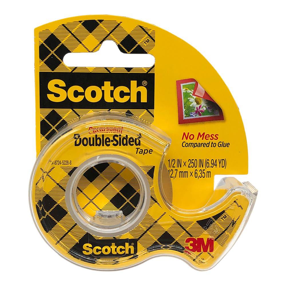 Cinta Adhesiva Scoth Doble Contacto Con Dispensador