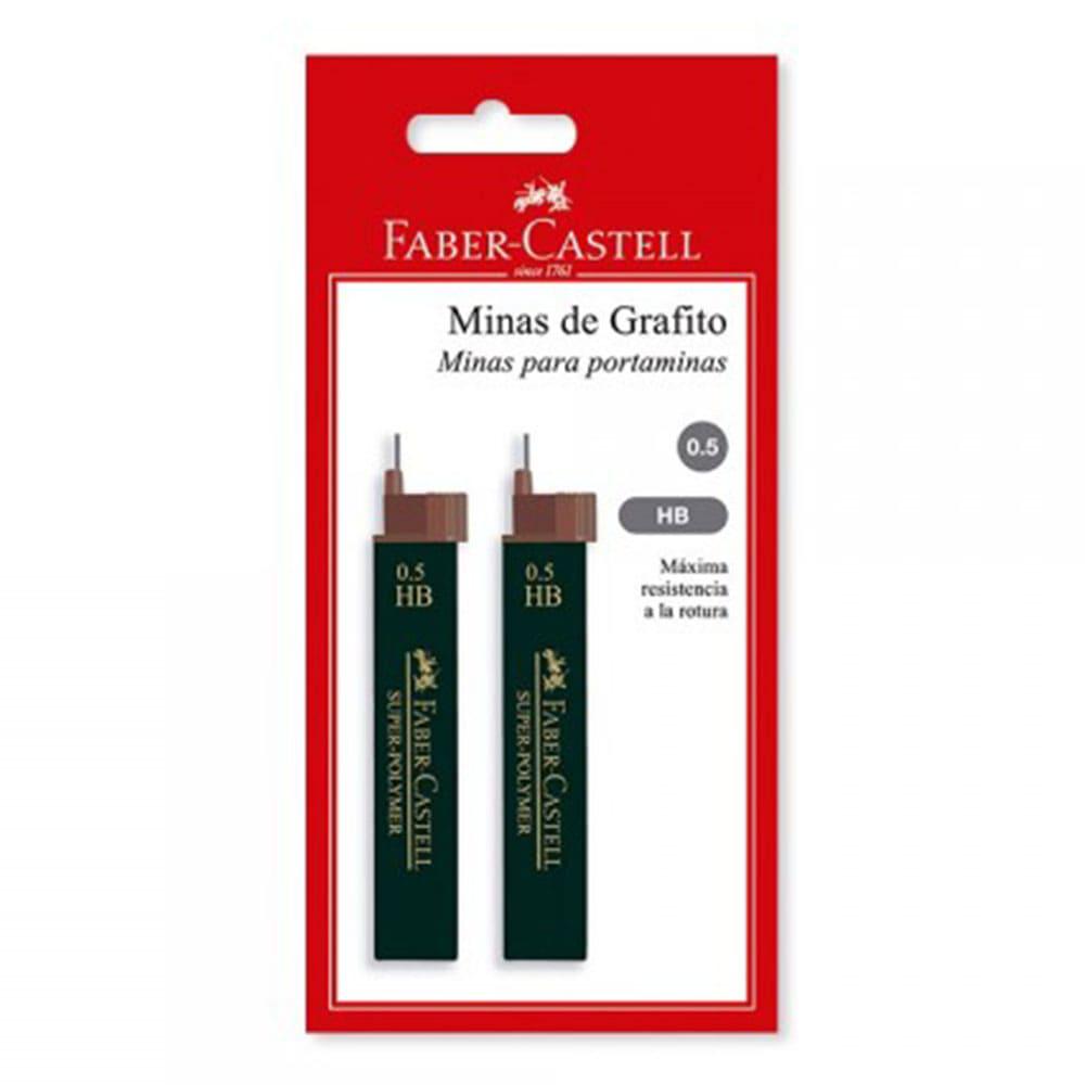 Minas Faber Castell 0.5 mm 2 Piezas