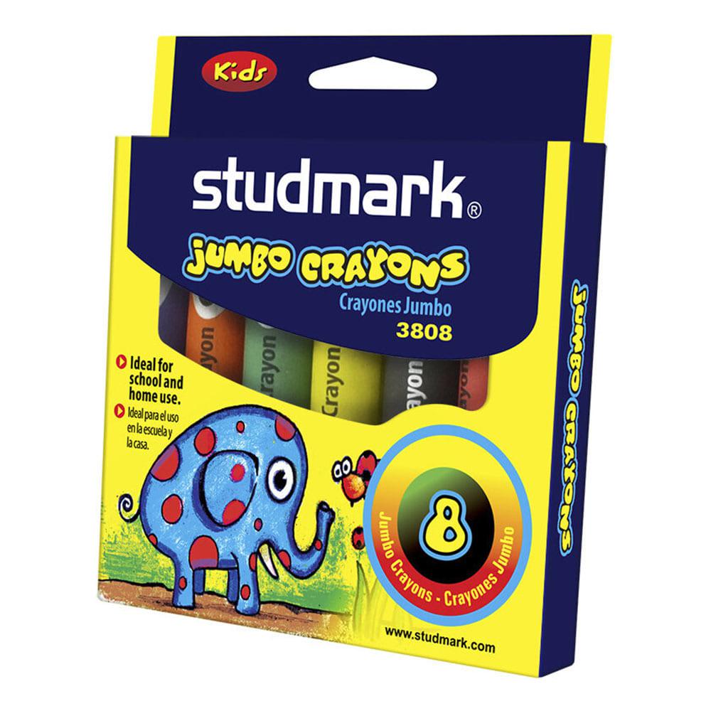 Crayones Jumbo Studmark 8 Piezas