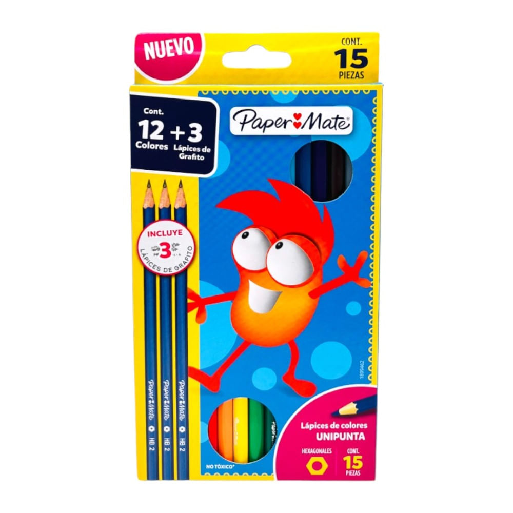 Lápices de Colores Paper Mate 12 Piezas