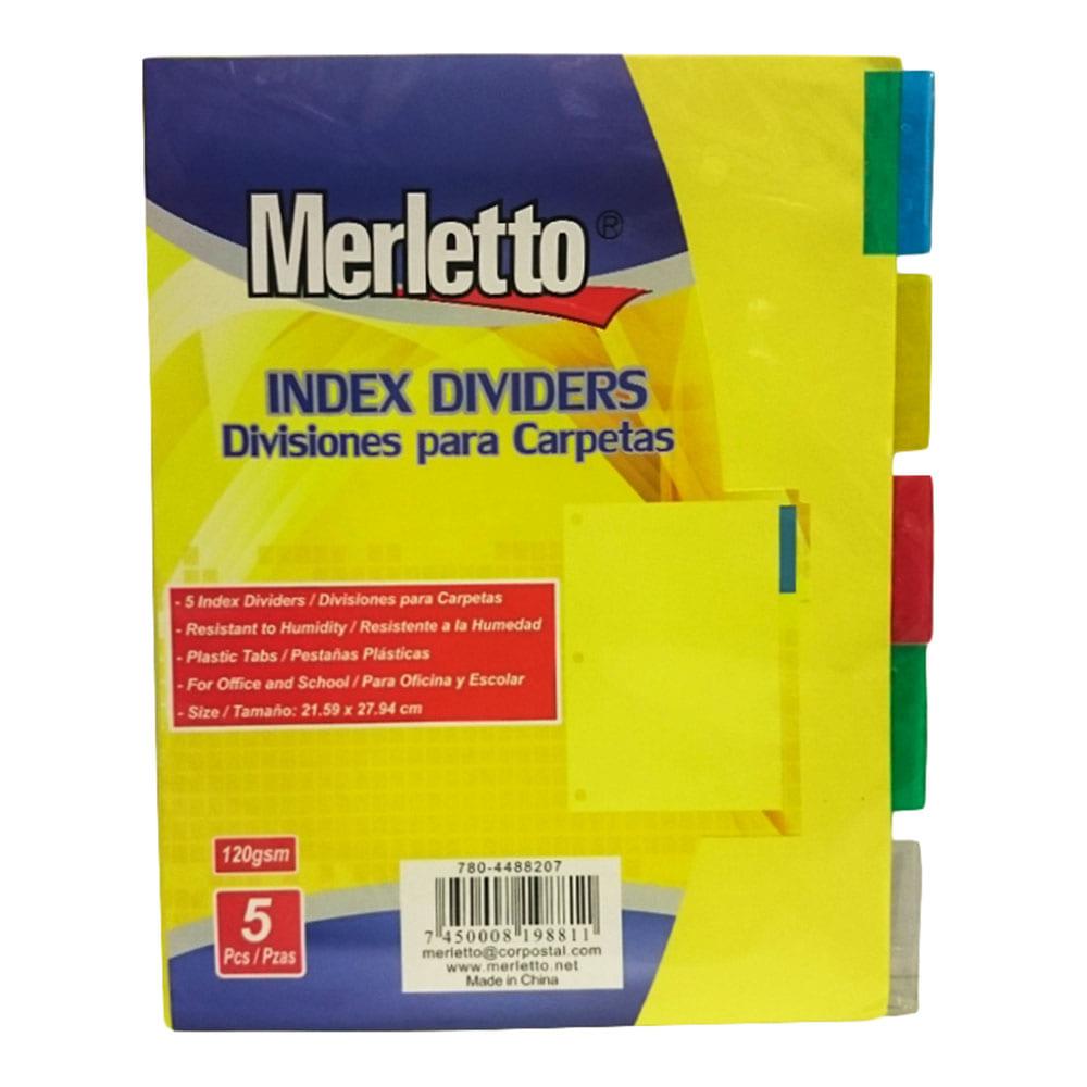 Divisiones Merletto 5 Piezas