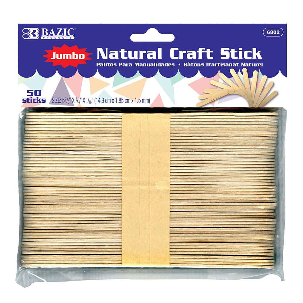 Palitos de Paleta Jumbo Bazic 50 Piezas