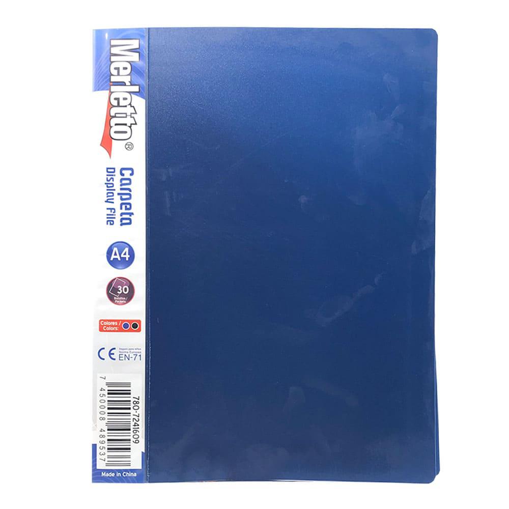 Carpeta A4 Merletto Con 30 Con Hojas Protectoras - Surtido