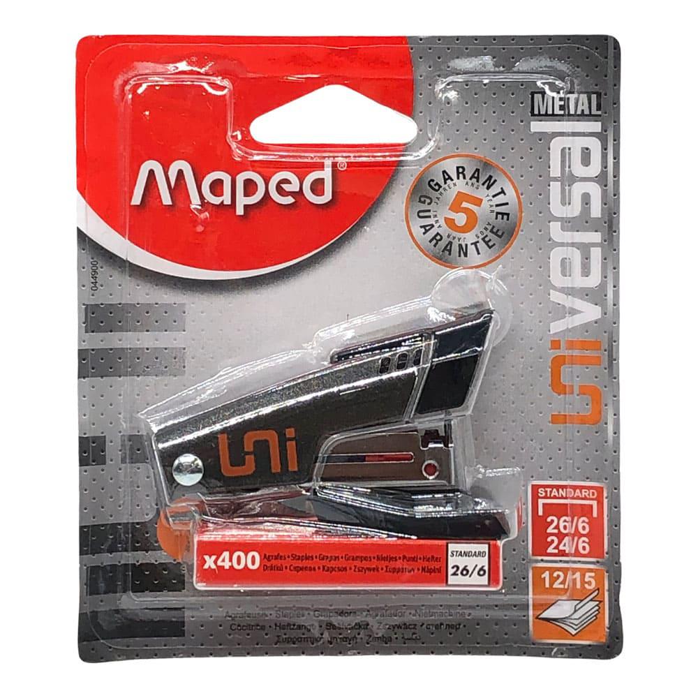 Engrapadora Mini de Metal Con Grapas Maped