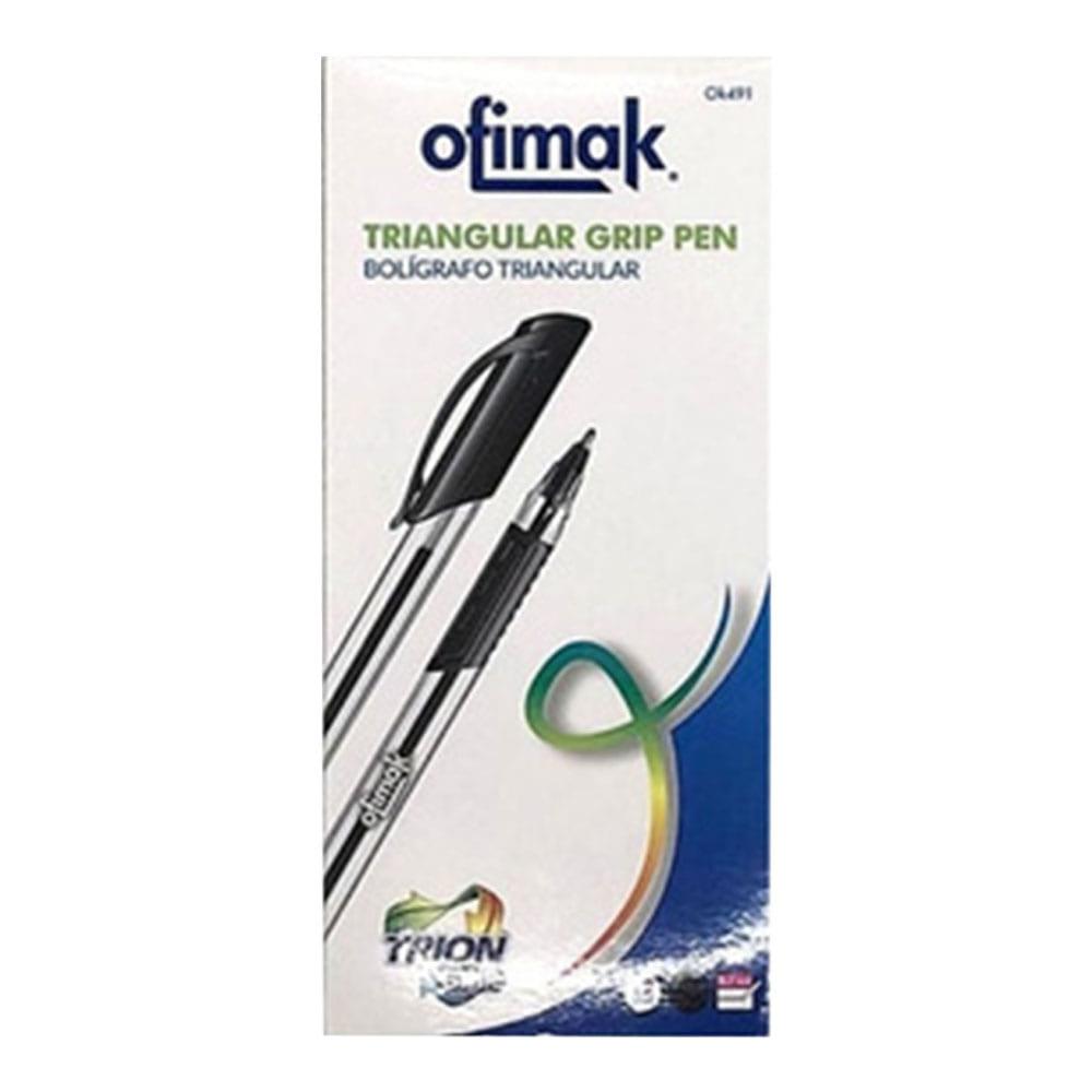 Bolígrafo Ofimak Negro 12 Piezas