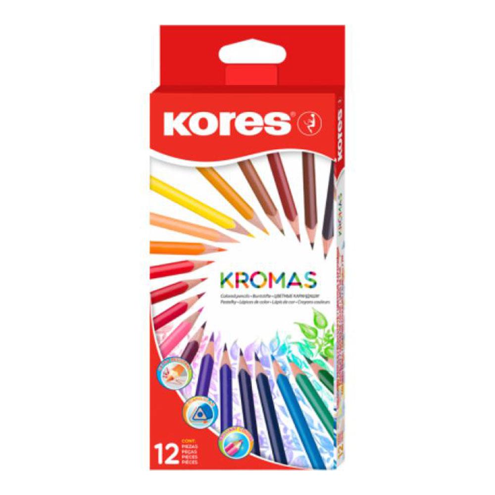 Lápices de Colores Kromas Kores 12 Piezas
