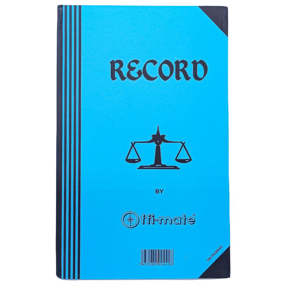 Libro Record Offimate 100 Páginas