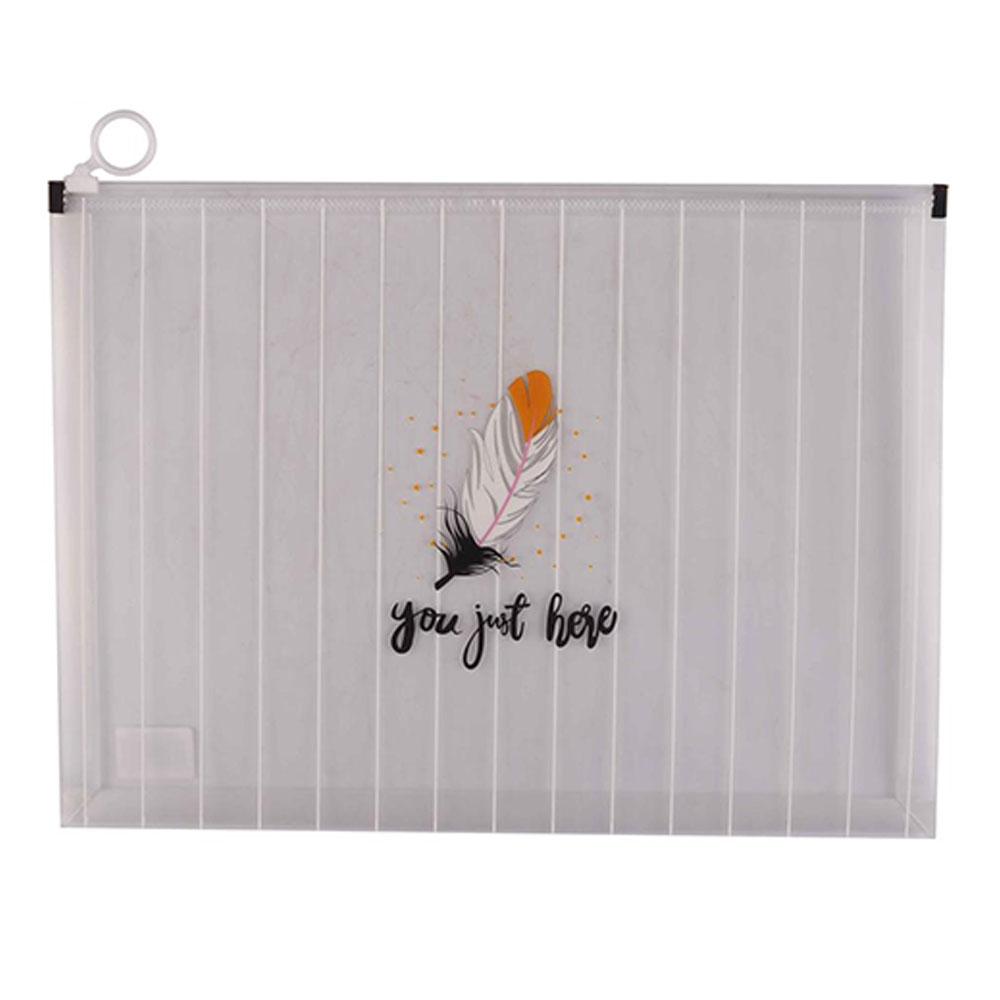 Sobre Plástico Merletto A4 Con Cierre - Surtido