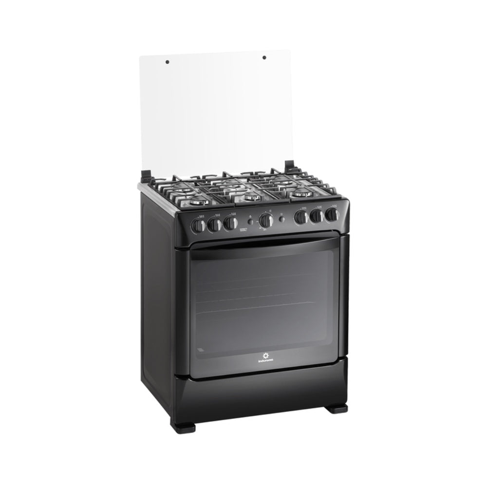 Estufa a Gas Indurama 30" Pulgadas Sorrento Maxgrill Zafiro 6 Quemadores Negro - INDURAMA - 11042608