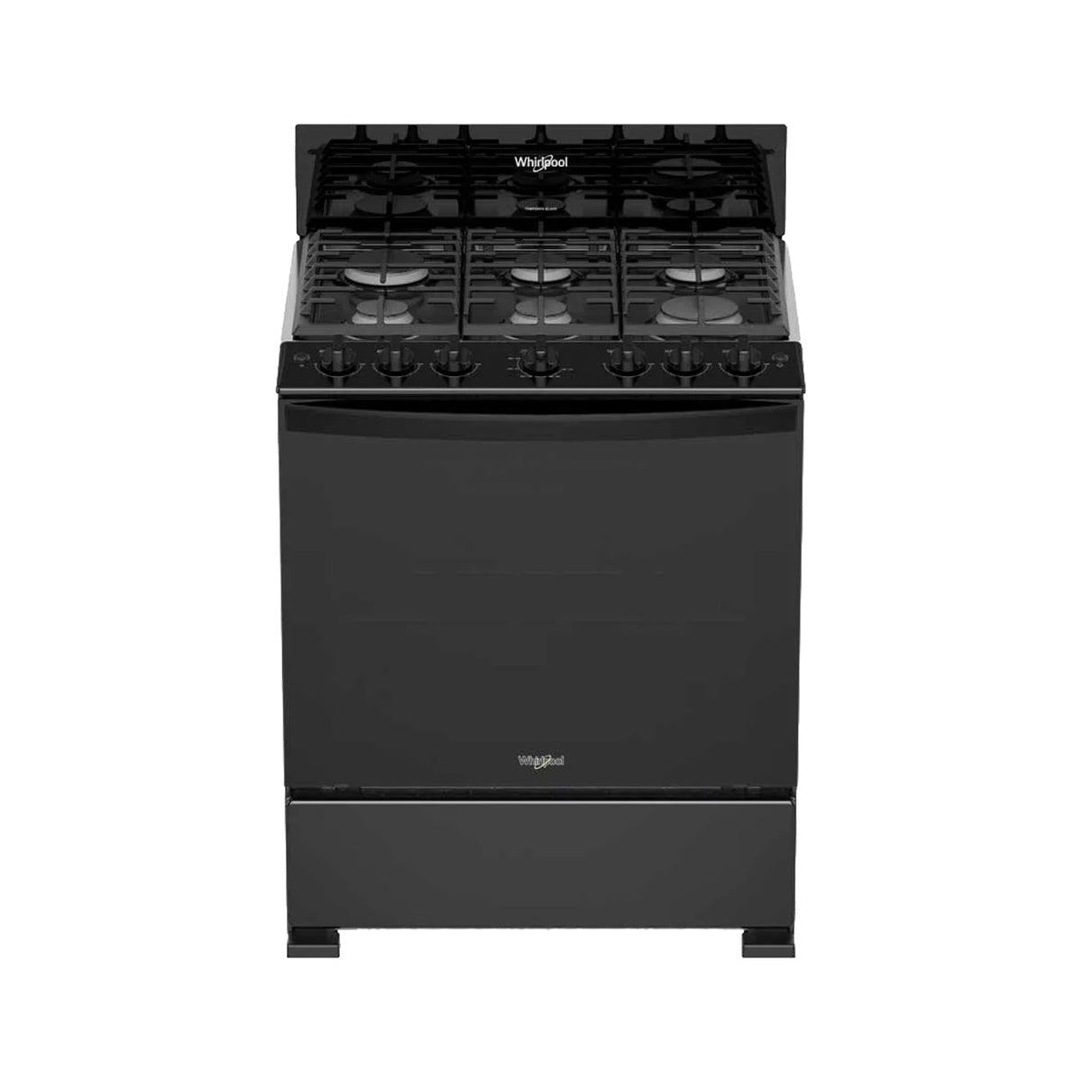 Estufa Whirlpool 30" Pulgadas a Gas 6 Quemadores Negra - WHIRLPOOL - 11149251