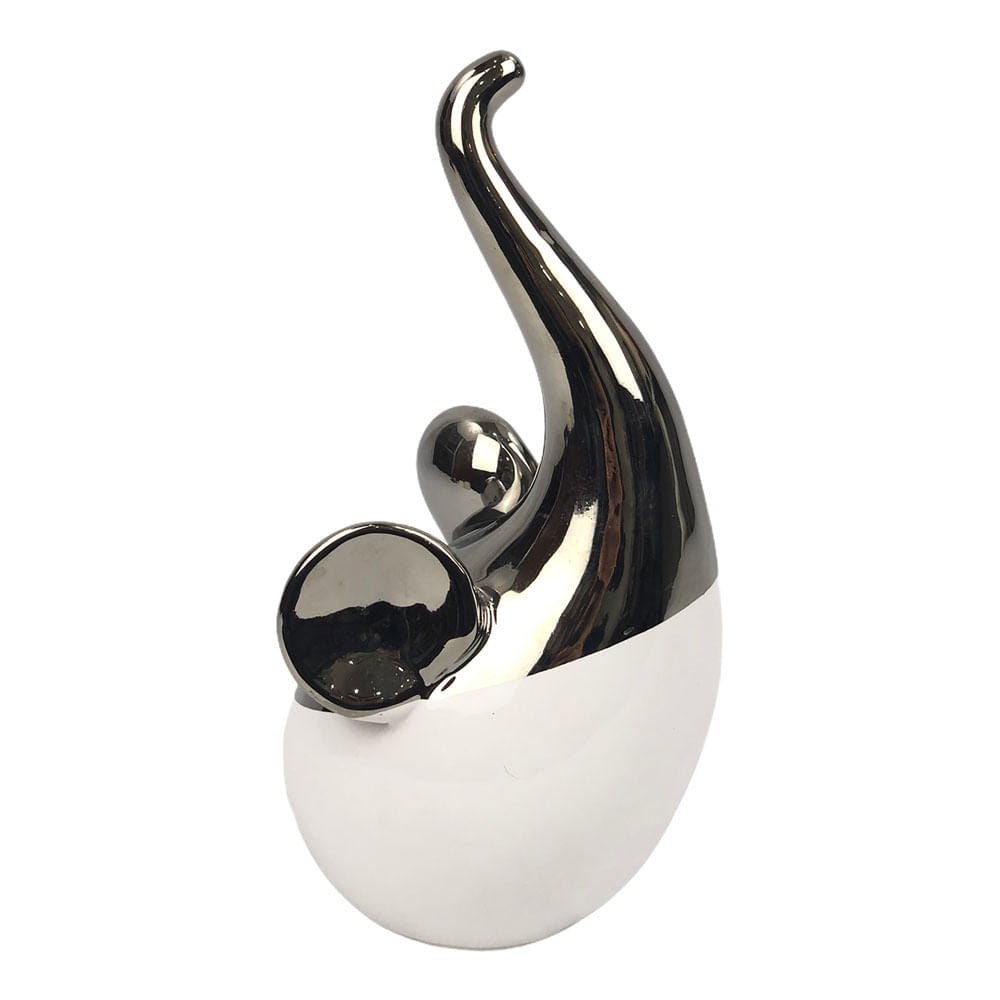 Figura Decorativa Concepts Elefante 11cm x 22.5cm - Blanco