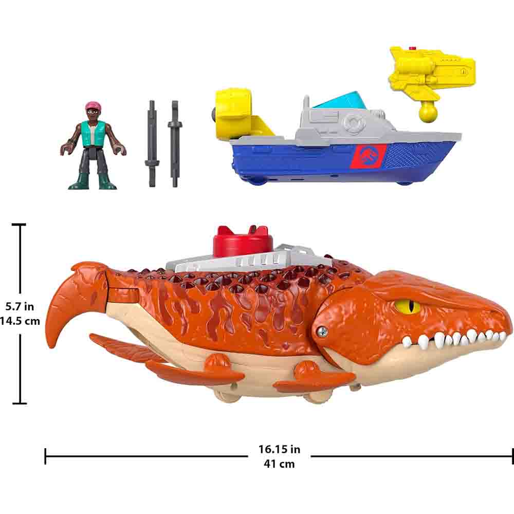 Figura Imaginext Jurassic Rebirth Mosasa / Jurassic World - Jurassic World - Titan.com.pa - 194735303908