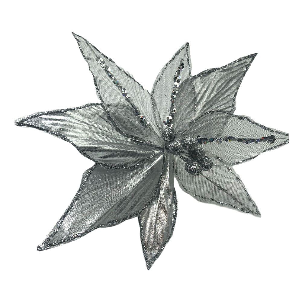Flor Navideña Montefiori Christmas 50 cm