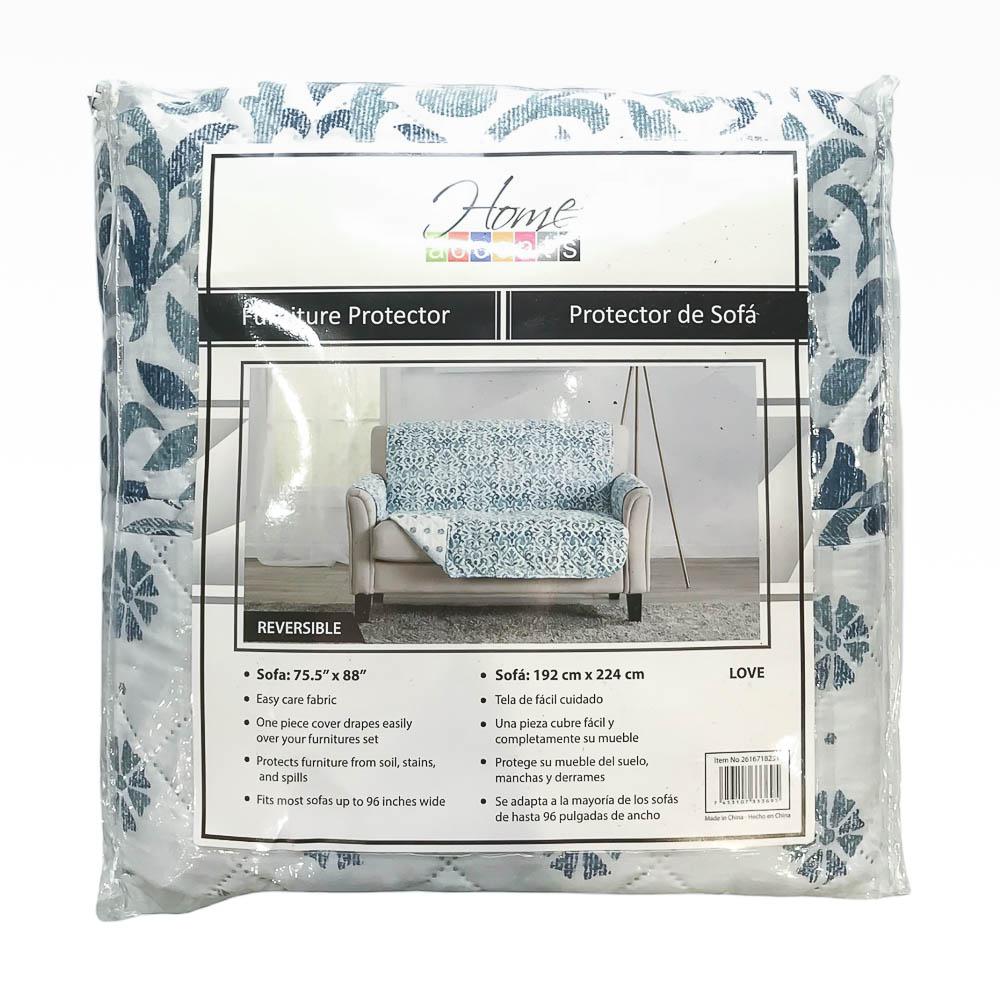Forro Para Sofá Home Accents 2 Puestos 75.5" x 88" - Azul