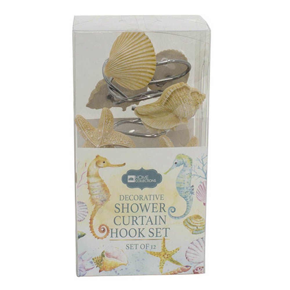 Ganchos Para Cortina De Baño Home Collections 12 Piezas