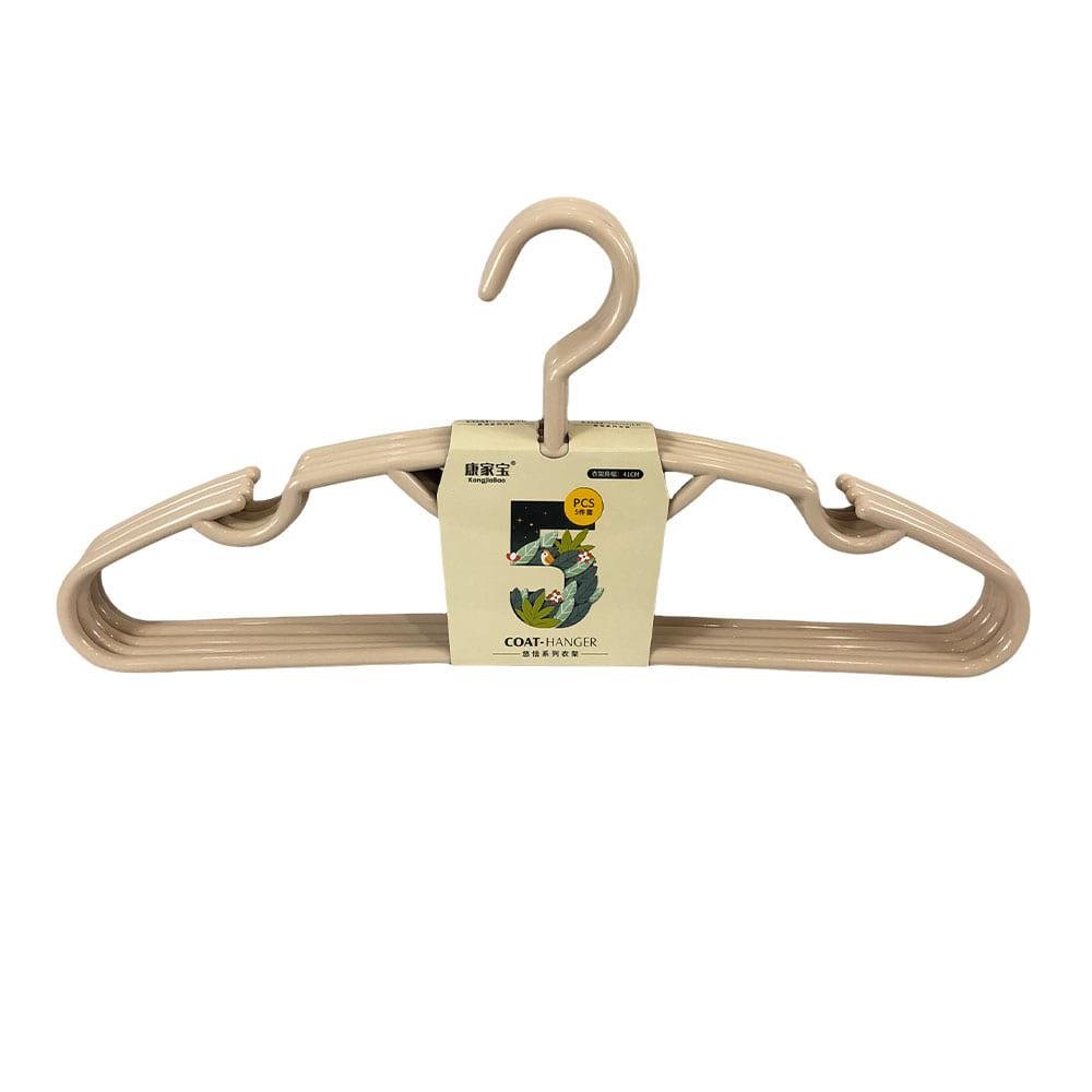 Ganchos Plásticos Home Elegance 41 cm 5 Piezas - Surtido