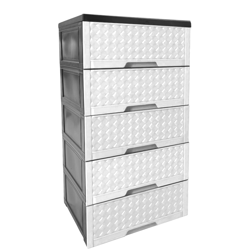 Gavetero Moderno Plastek 5 Gavetas / Plástico / Blanco - Plastek - Titan.com.pa - 2150110404460