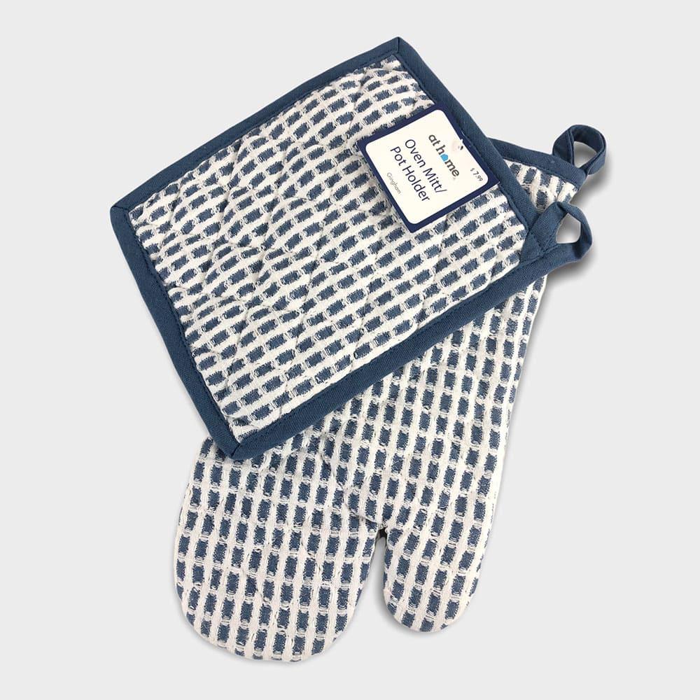 Guante y Agarrador Popular Bath de 2 Piezas - Turquesa Azulado