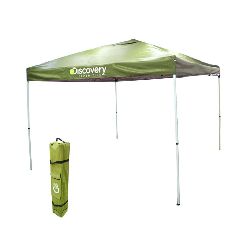 Gazebo Plegable California Outdoor Verde Tubos de Metal 3 m x 3 m