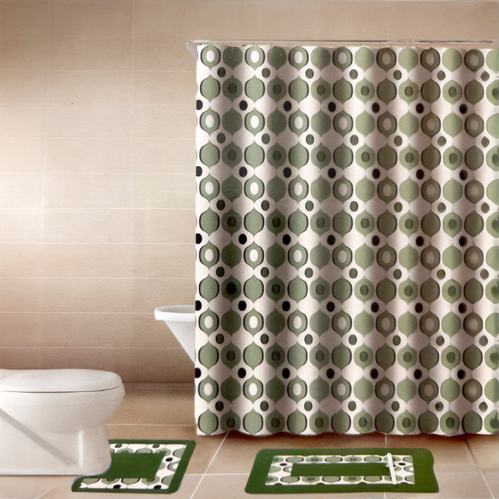 Juego De Alfombra De Baño Set De 15 Piezas Home Elegance Surtido