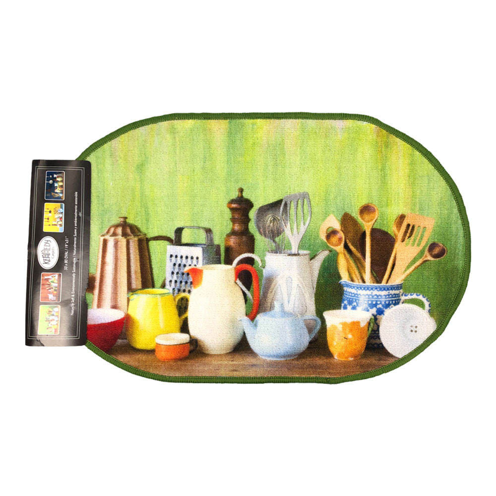 Alfombra Kennedy de Cocina 19" x 31" - Surtido - Multicolor