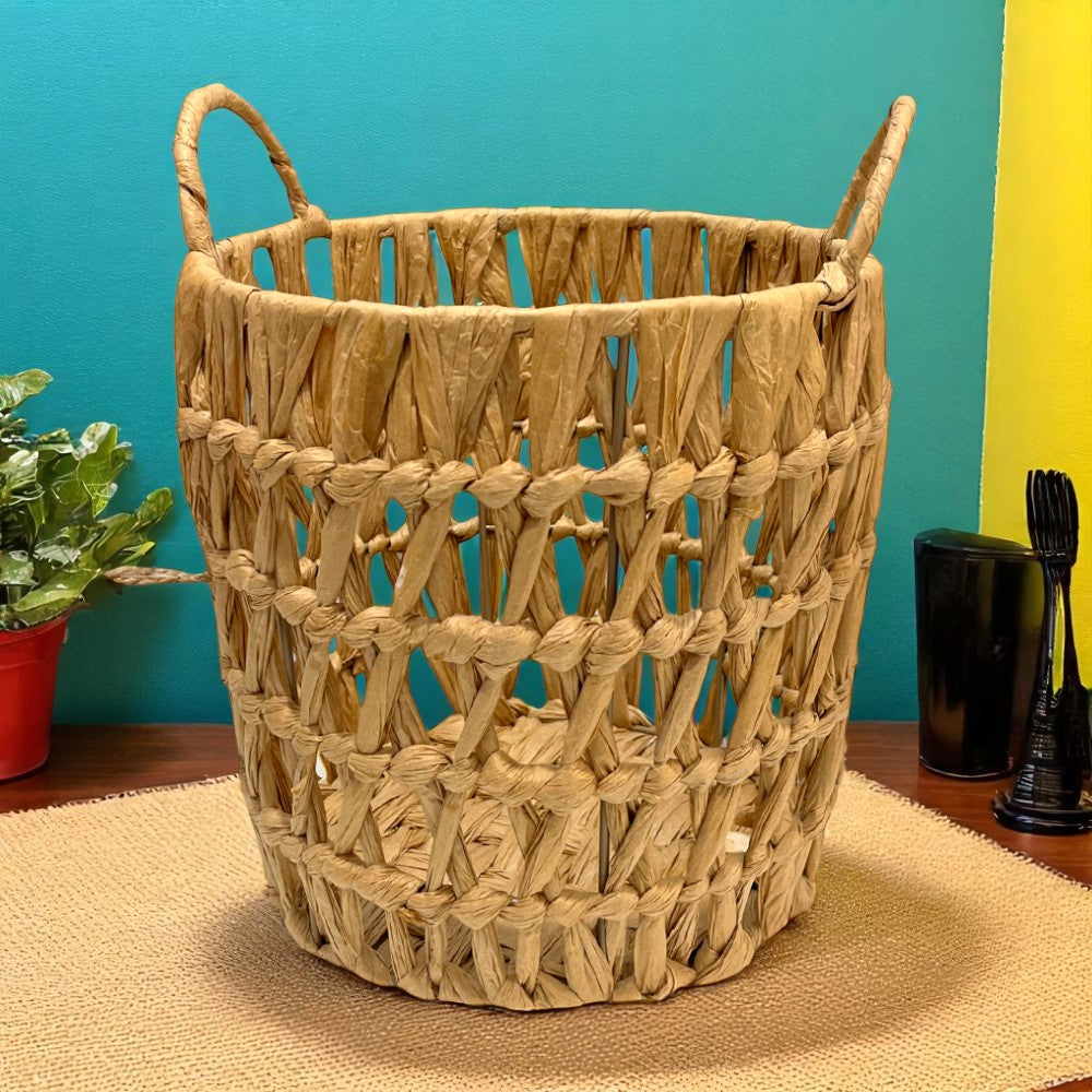 Canasta Multiuso Home Deco Factory de Mimbre – Mediana