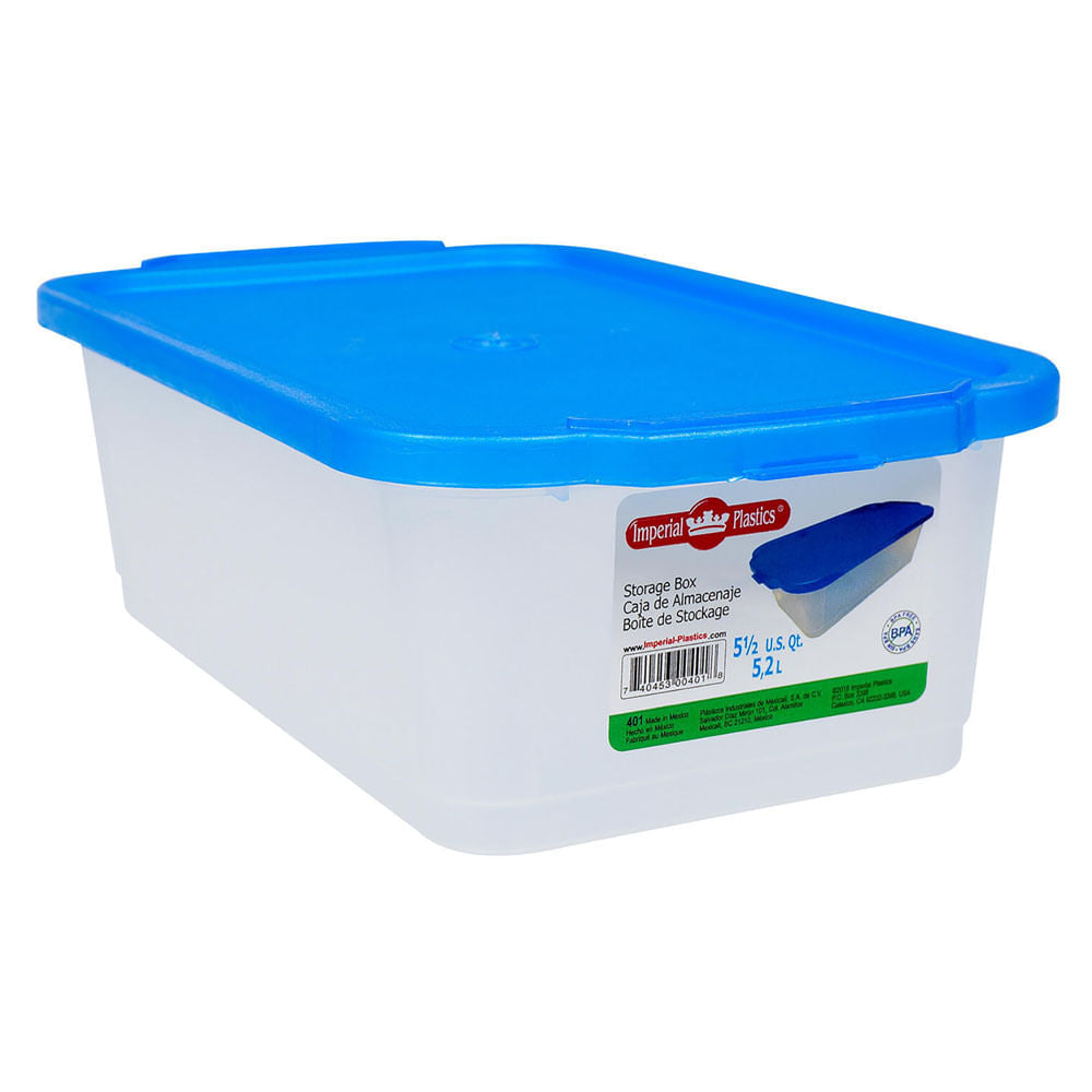 Caja Multiuso Imperial Plastics Con Tapa 4.73 L