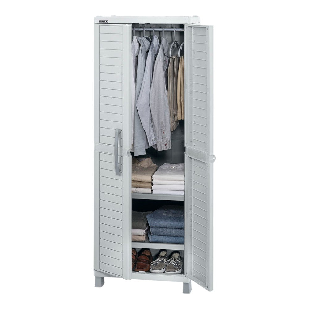 Armario Plástico Barú Rimax Para Ropa / Gris