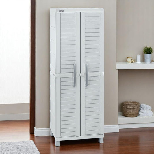 Armario Plástico Barú Rimax Para Ropa / Gris