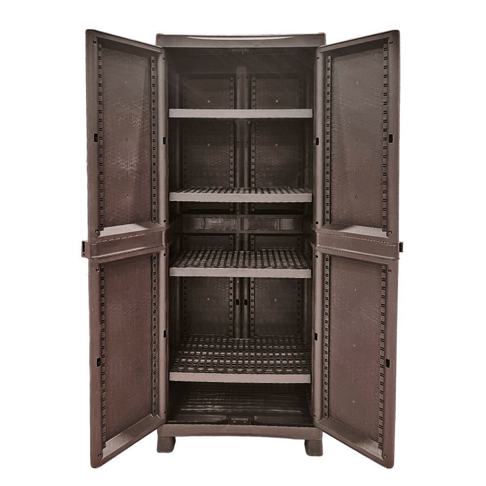 Armario Polinplast de Plástico / Grande - Marrón