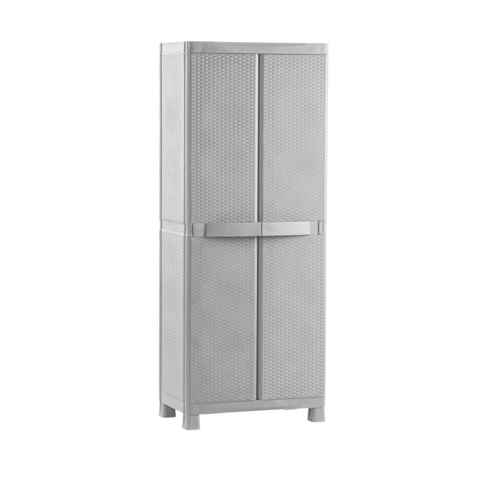 Armario Polinplast Mimbre / de Plástico - Taupe