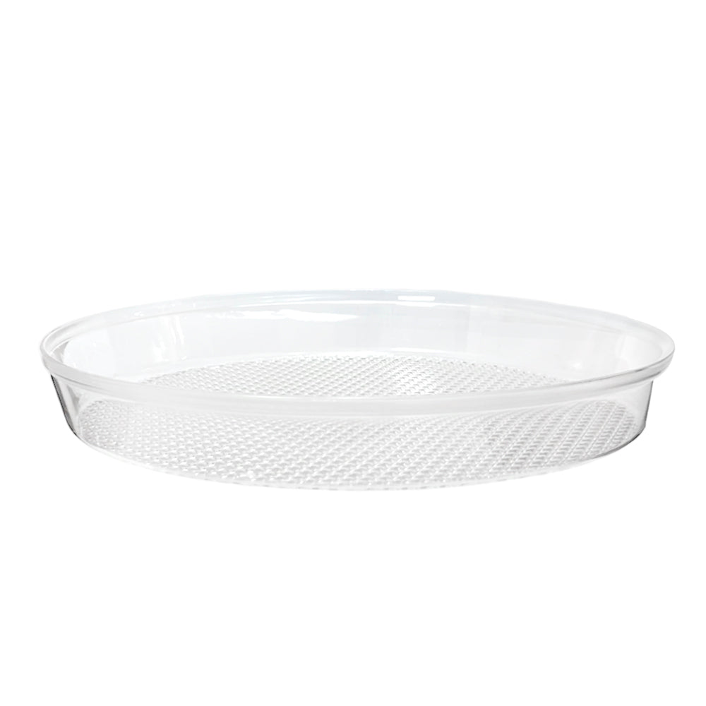 Bandeja Plástica Mediana Home Elegance de 30 cm / Clear