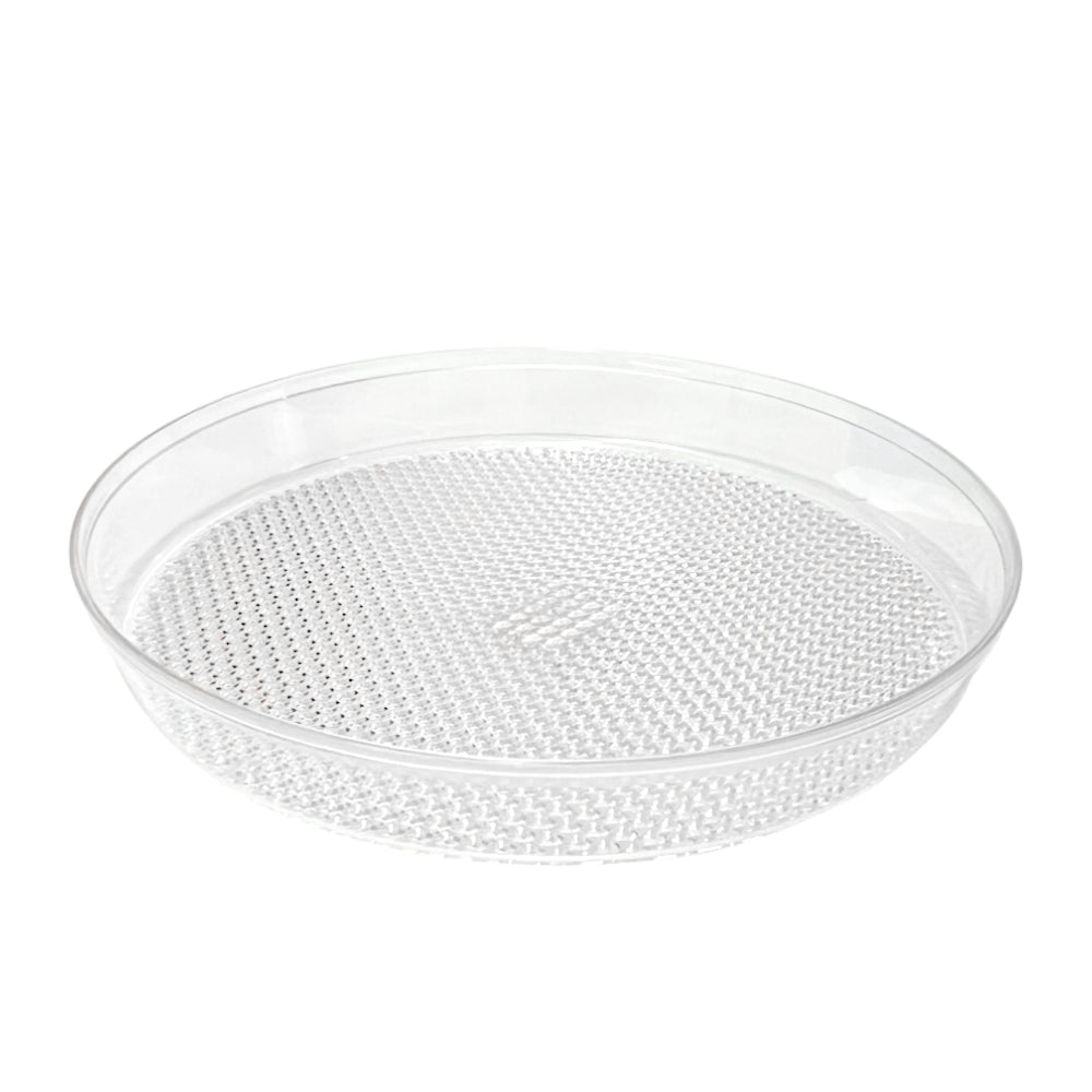 Bandeja Plástica Mediana Home Elegance de 30 cm / Clear