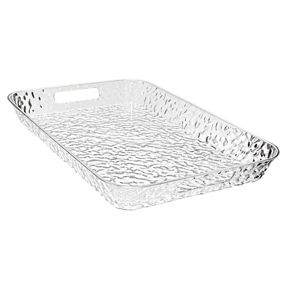 Bandeja Plástica Home Elegance / Clear / 38 cm x 25 cm