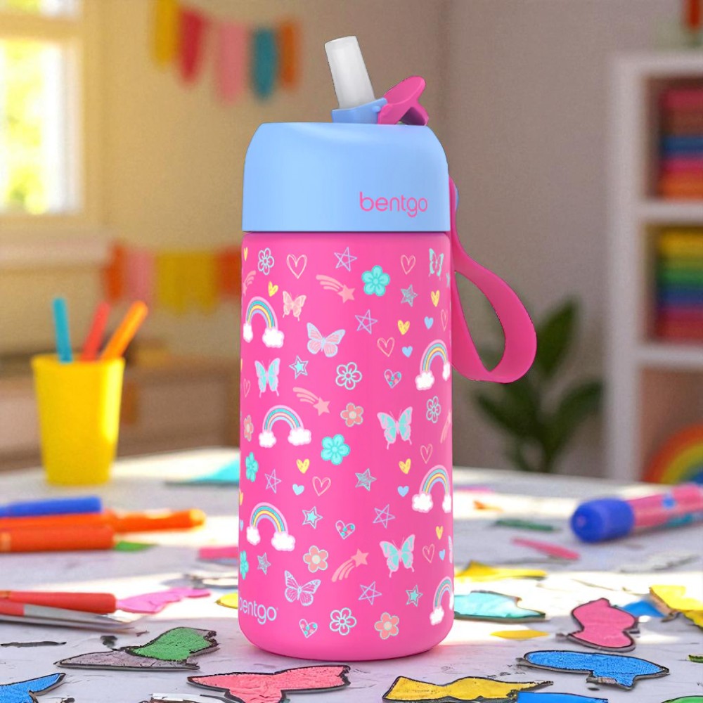 Botella Térmica Bentgo / 14 Onzas / Estampado Mariposa