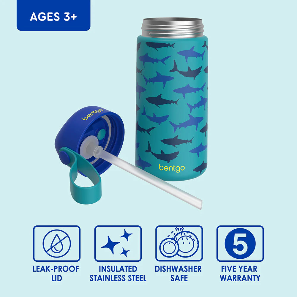 Botella Térmica Bentgo / 14 Onzas / Estampado Peces